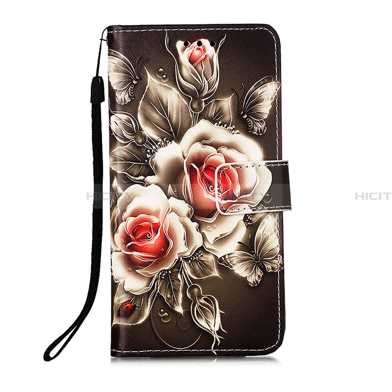 Handytasche Stand Schutzhülle Flip Leder Hülle Modisch Muster Y02B für Samsung Galaxy A02 groß