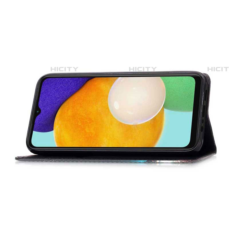 Handytasche Stand Schutzhülle Flip Leder Hülle Modisch Muster Y02B für Samsung Galaxy A04s groß