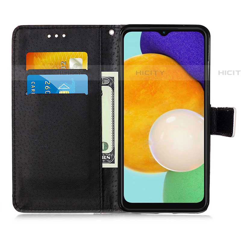 Handytasche Stand Schutzhülle Flip Leder Hülle Modisch Muster Y02B für Samsung Galaxy A04s groß