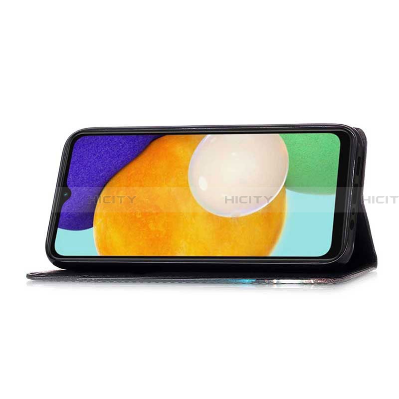 Handytasche Stand Schutzhülle Flip Leder Hülle Modisch Muster Y02B für Samsung Galaxy A13 5G groß