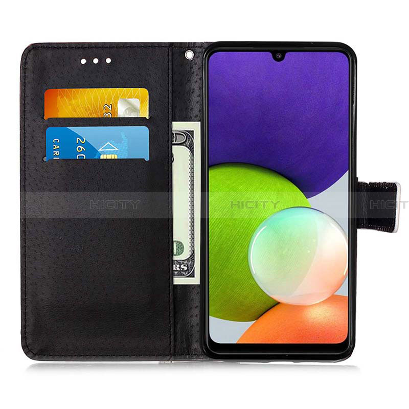 Handytasche Stand Schutzhülle Flip Leder Hülle Modisch Muster Y02B für Samsung Galaxy A22 4G