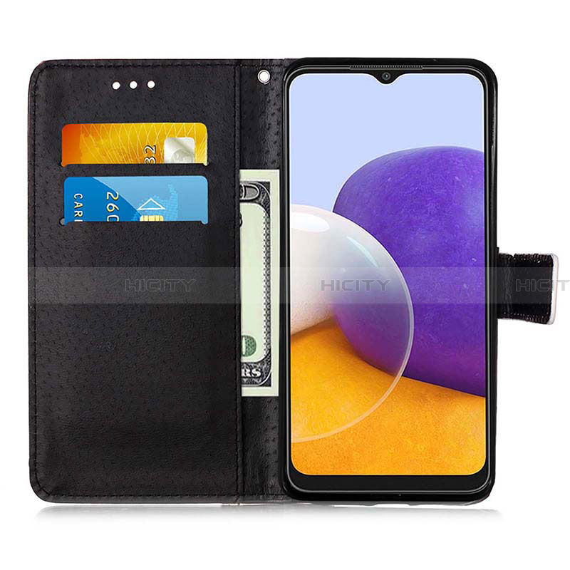 Handytasche Stand Schutzhülle Flip Leder Hülle Modisch Muster Y02B für Samsung Galaxy A22 5G