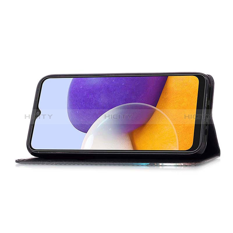 Handytasche Stand Schutzhülle Flip Leder Hülle Modisch Muster Y02B für Samsung Galaxy A22s 5G