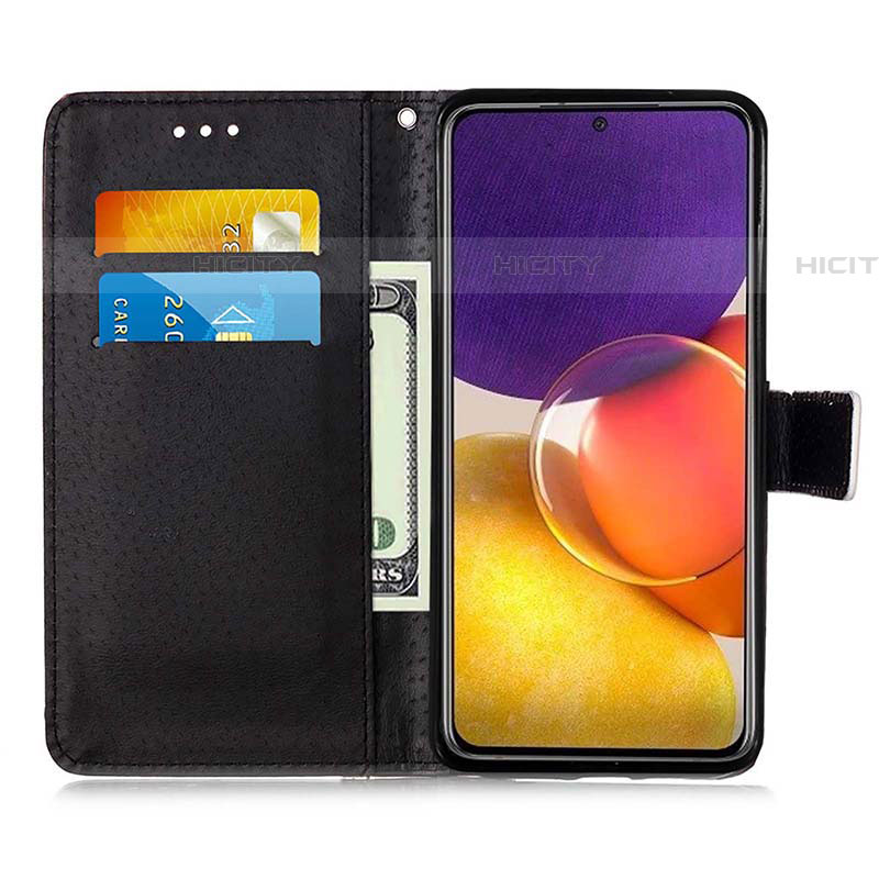 Handytasche Stand Schutzhülle Flip Leder Hülle Modisch Muster Y02B für Samsung Galaxy A24 4G groß