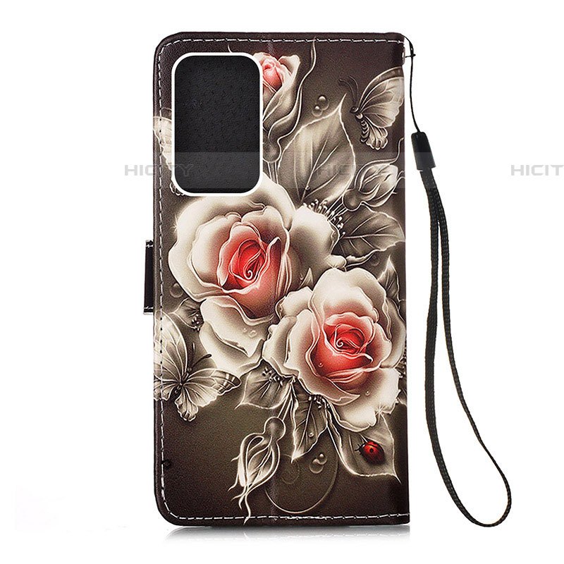 Handytasche Stand Schutzhülle Flip Leder Hülle Modisch Muster Y02B für Samsung Galaxy A53 5G groß