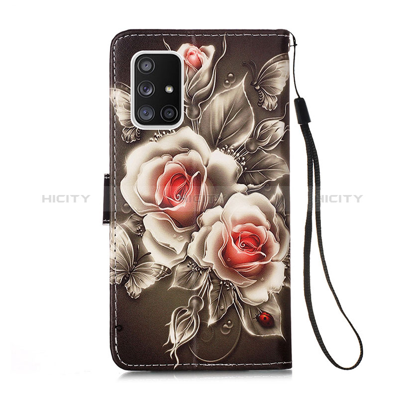 Handytasche Stand Schutzhülle Flip Leder Hülle Modisch Muster Y02B für Samsung Galaxy A71 4G A715