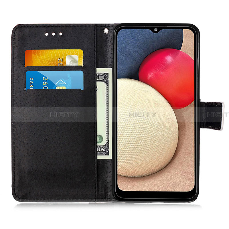 Handytasche Stand Schutzhülle Flip Leder Hülle Modisch Muster Y02B für Samsung Galaxy F02S SM-E025F