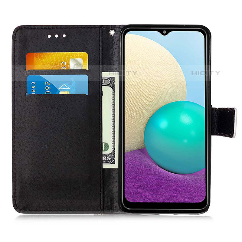 Handytasche Stand Schutzhülle Flip Leder Hülle Modisch Muster Y02B für Samsung Galaxy M02