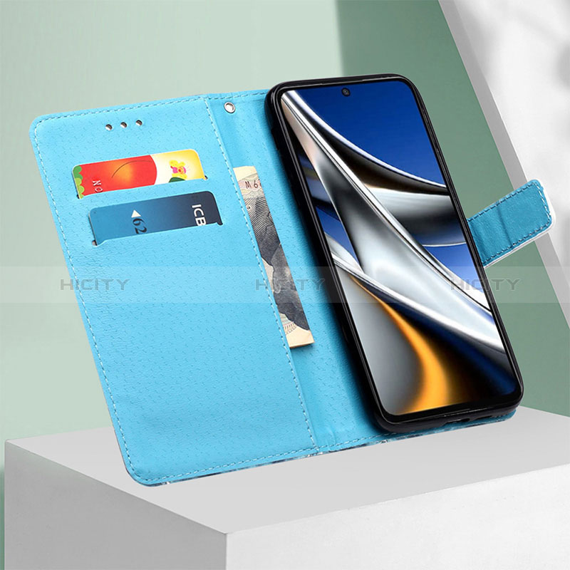 Handytasche Stand Schutzhülle Flip Leder Hülle Modisch Muster Y02B für Xiaomi Poco X4 Pro 5G groß