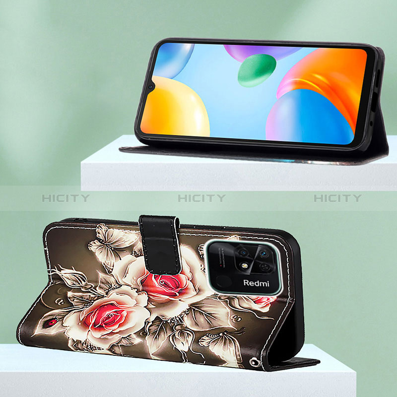 Handytasche Stand Schutzhülle Flip Leder Hülle Modisch Muster Y02B für Xiaomi Redmi 10 Power groß