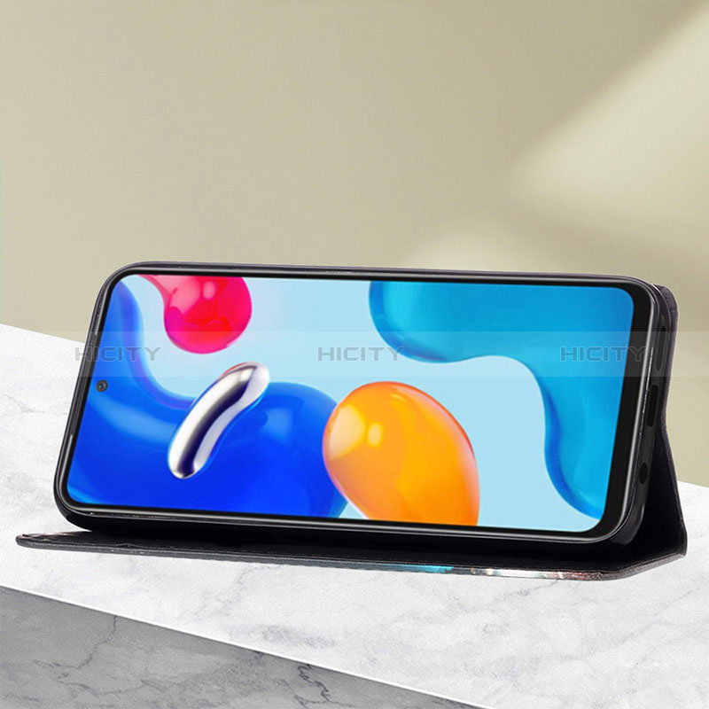 Handytasche Stand Schutzhülle Flip Leder Hülle Modisch Muster Y02B für Xiaomi Redmi Note 11 4G (2022) groß