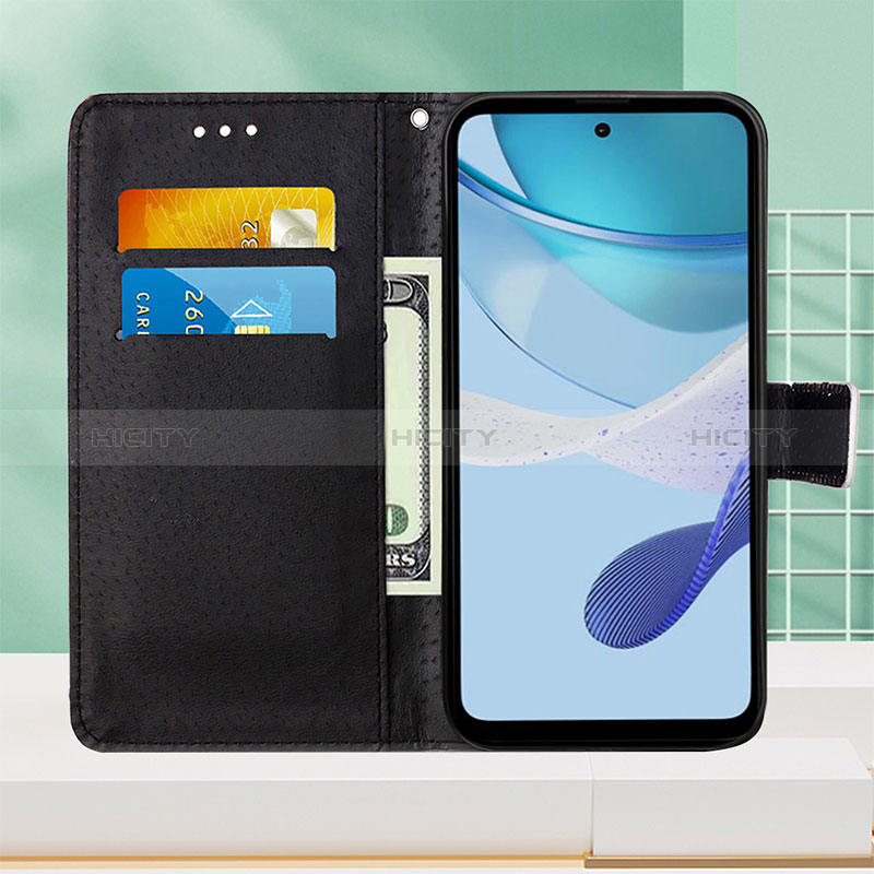 Handytasche Stand Schutzhülle Flip Leder Hülle Modisch Muster Y03B für Motorola Moto G 5G (2023) groß