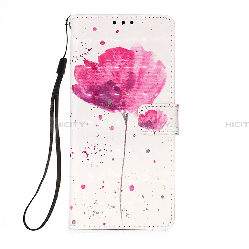 Handytasche Stand Schutzhülle Flip Leder Hülle Modisch Muster Y03B für Samsung Galaxy A02 Rosa