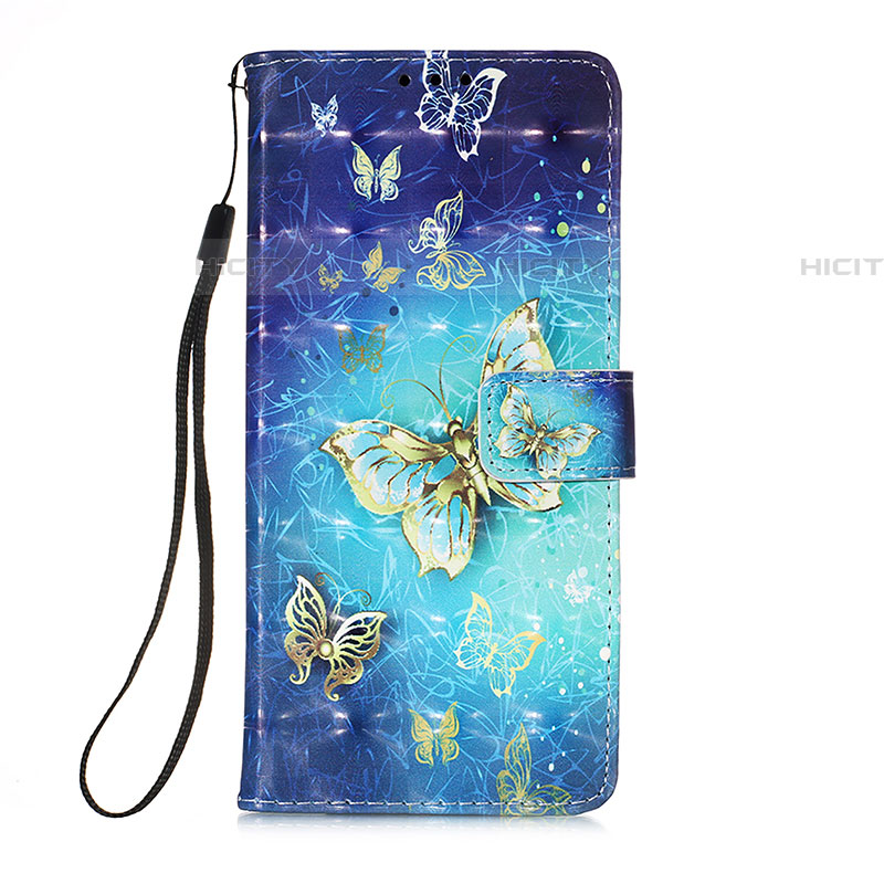 Handytasche Stand Schutzhülle Flip Leder Hülle Modisch Muster Y03B für Samsung Galaxy A03s groß