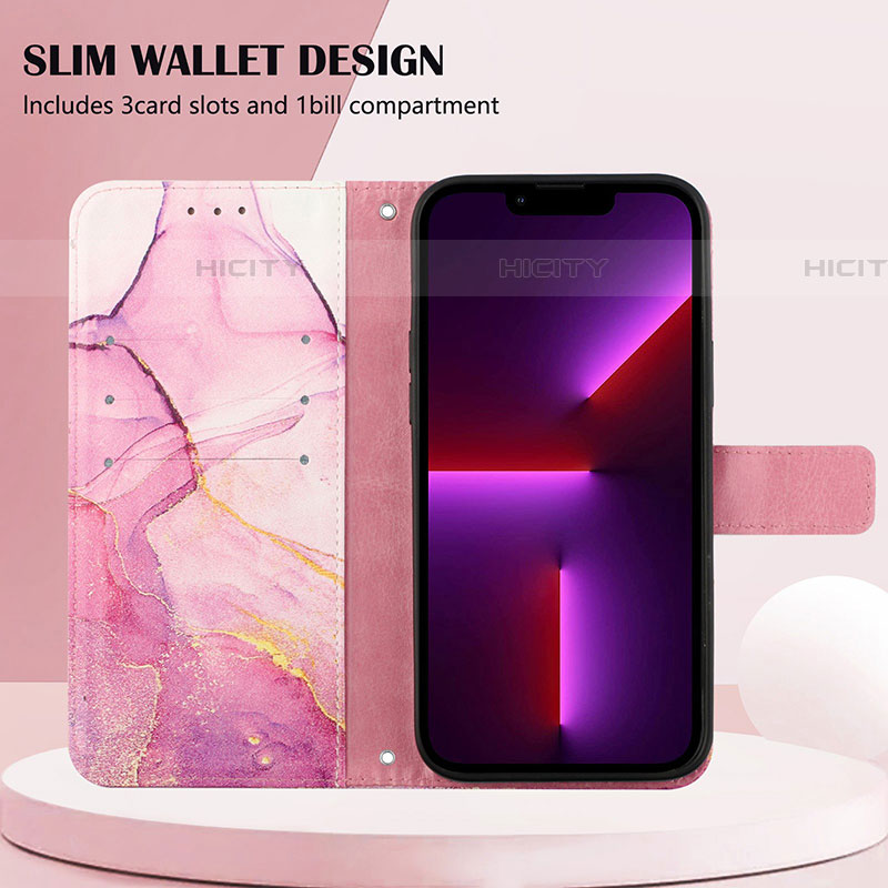 Handytasche Stand Schutzhülle Flip Leder Hülle Modisch Muster Y03B für Samsung Galaxy A04s