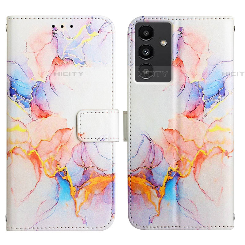 Handytasche Stand Schutzhülle Flip Leder Hülle Modisch Muster Y03B für Samsung Galaxy A04s