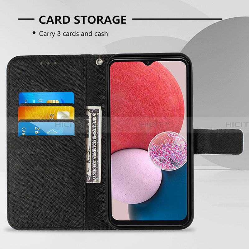 Handytasche Stand Schutzhülle Flip Leder Hülle Modisch Muster Y03B für Samsung Galaxy A13 4G