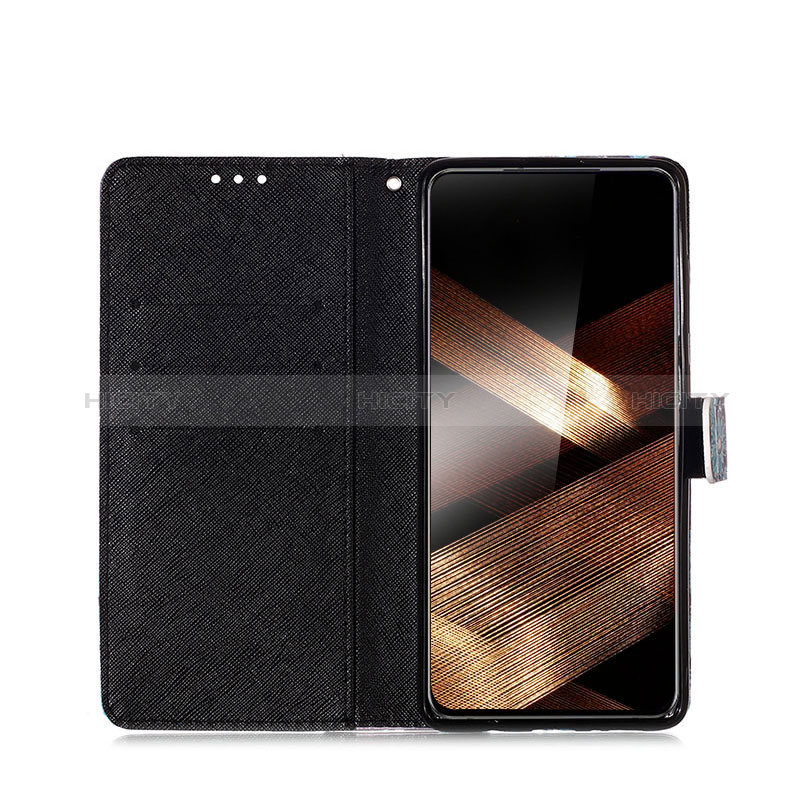 Handytasche Stand Schutzhülle Flip Leder Hülle Modisch Muster Y03B für Samsung Galaxy A15 4G groß