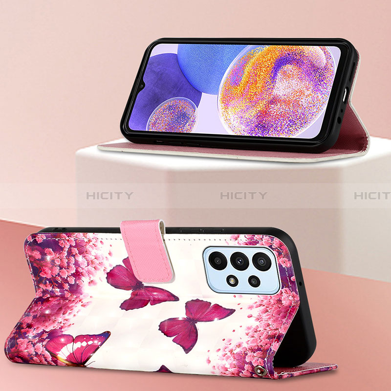 Handytasche Stand Schutzhülle Flip Leder Hülle Modisch Muster Y03B für Samsung Galaxy A23 4G