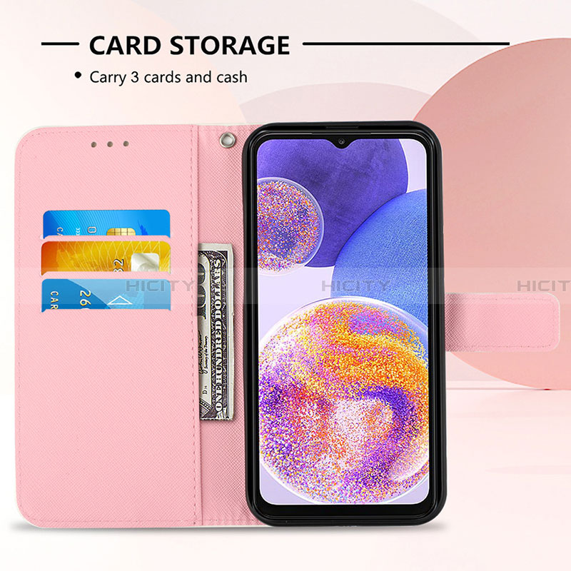 Handytasche Stand Schutzhülle Flip Leder Hülle Modisch Muster Y03B für Samsung Galaxy A23 4G