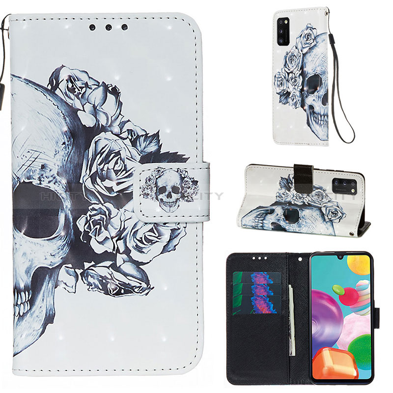 Handytasche Stand Schutzhülle Flip Leder Hülle Modisch Muster Y03B für Samsung Galaxy A41