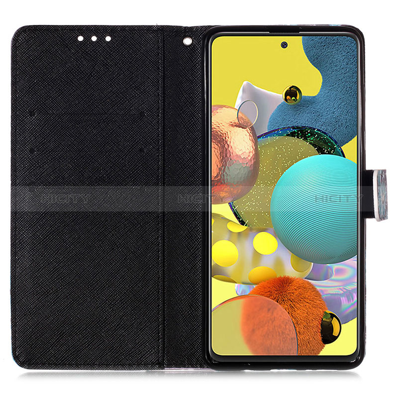 Handytasche Stand Schutzhülle Flip Leder Hülle Modisch Muster Y03B für Samsung Galaxy A51 4G