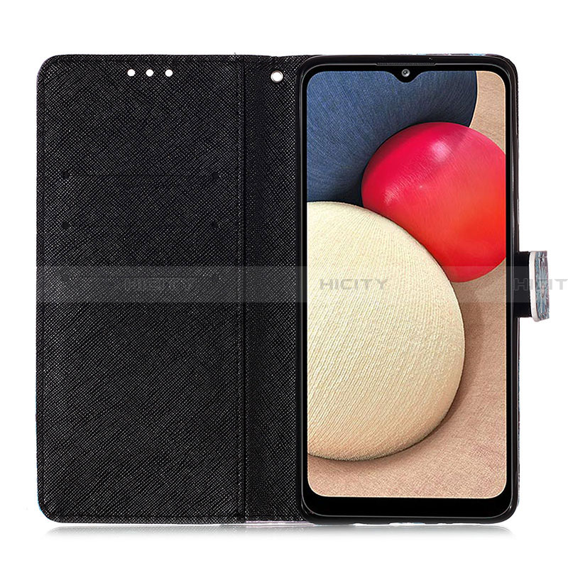 Handytasche Stand Schutzhülle Flip Leder Hülle Modisch Muster Y03B für Samsung Galaxy F02S SM-E025F