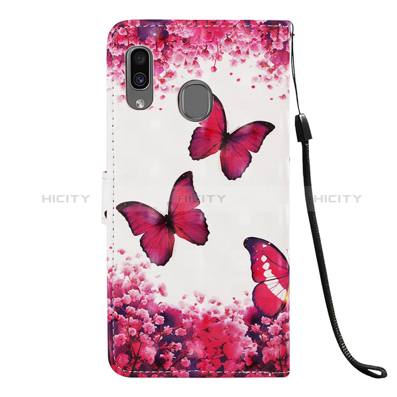 Handytasche Stand Schutzhülle Flip Leder Hülle Modisch Muster Y03B für Samsung Galaxy M10S