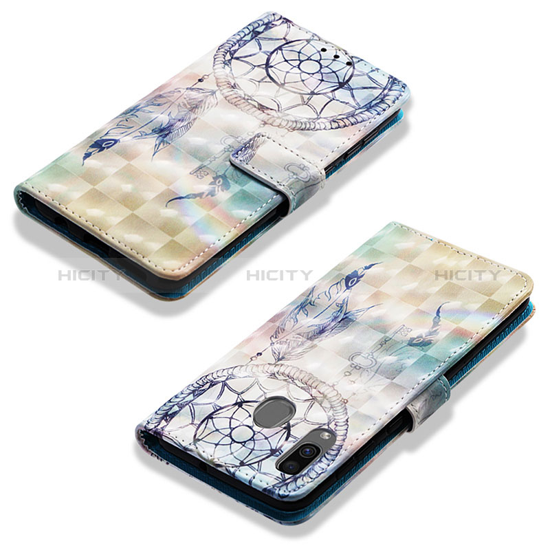 Handytasche Stand Schutzhülle Flip Leder Hülle Modisch Muster Y03B für Samsung Galaxy M10S