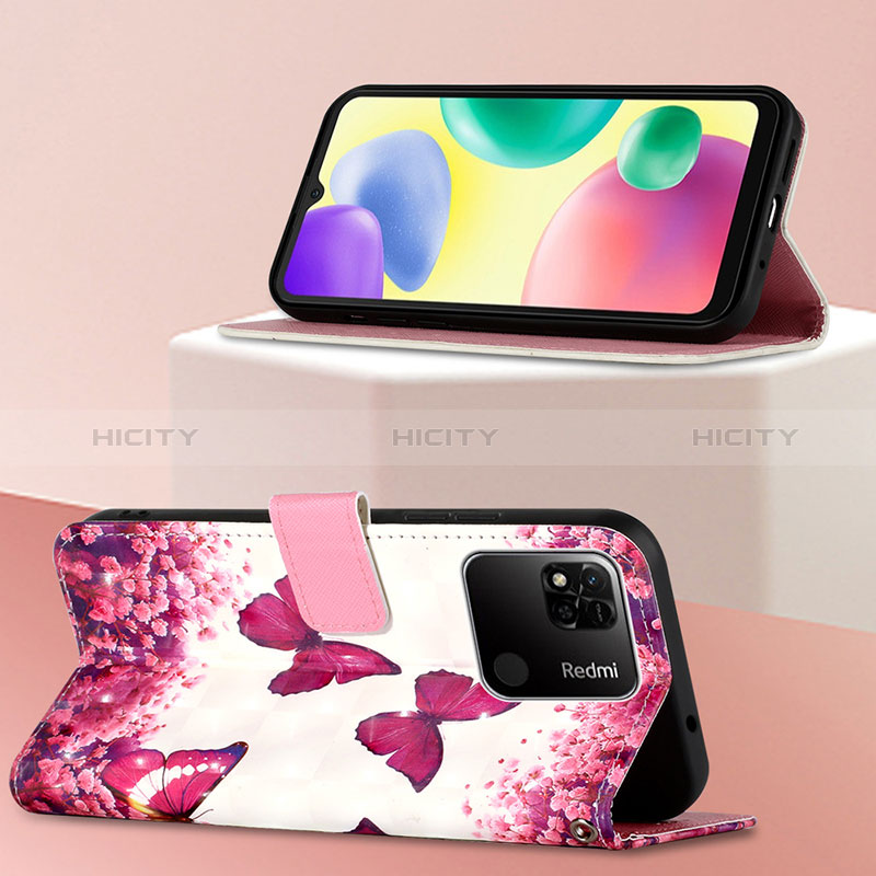 Handytasche Stand Schutzhülle Flip Leder Hülle Modisch Muster Y03B für Xiaomi POCO C3 groß