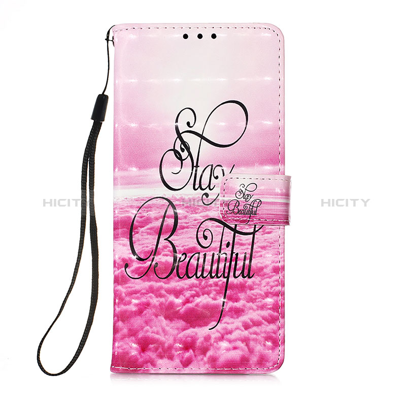 Handytasche Stand Schutzhülle Flip Leder Hülle Modisch Muster Y03B für Xiaomi Redmi 10 4G Rosa