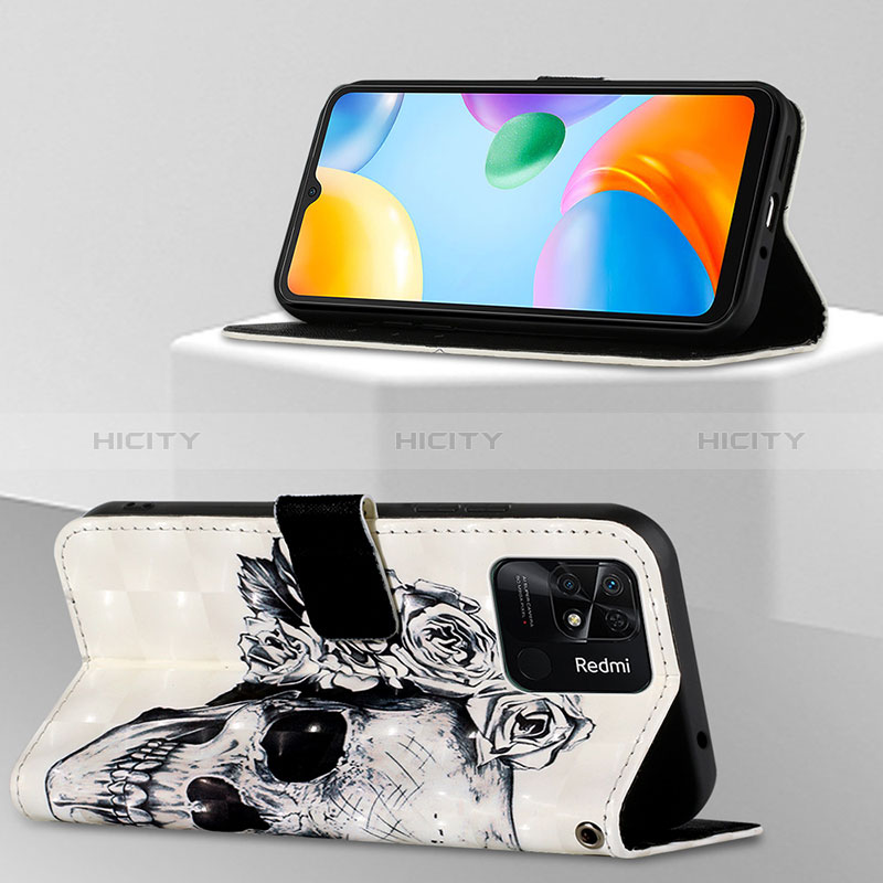 Handytasche Stand Schutzhülle Flip Leder Hülle Modisch Muster Y03B für Xiaomi Redmi 10 Power