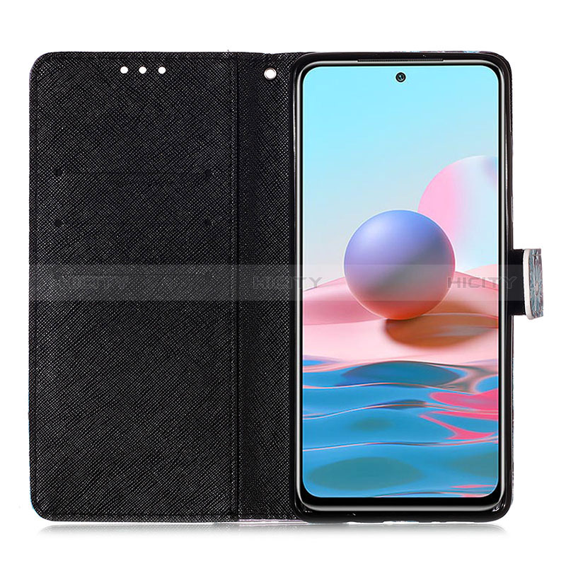 Handytasche Stand Schutzhülle Flip Leder Hülle Modisch Muster Y03B für Xiaomi Redmi Note 10 4G