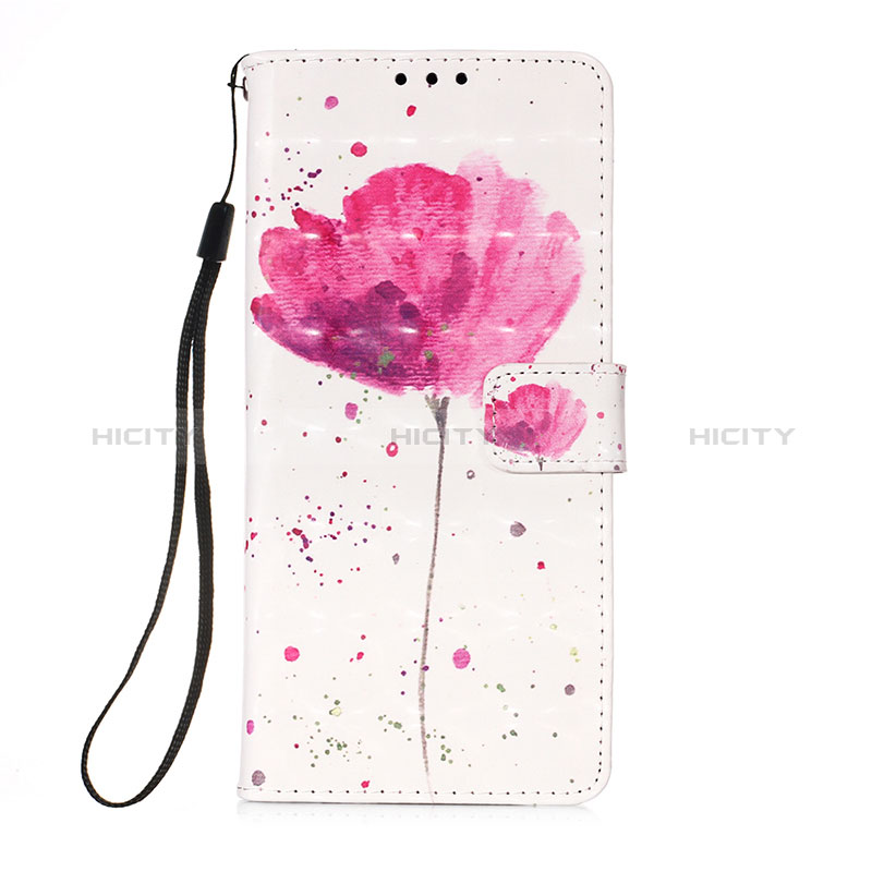 Handytasche Stand Schutzhülle Flip Leder Hülle Modisch Muster Y03B für Xiaomi Redmi Note 9S Rosa