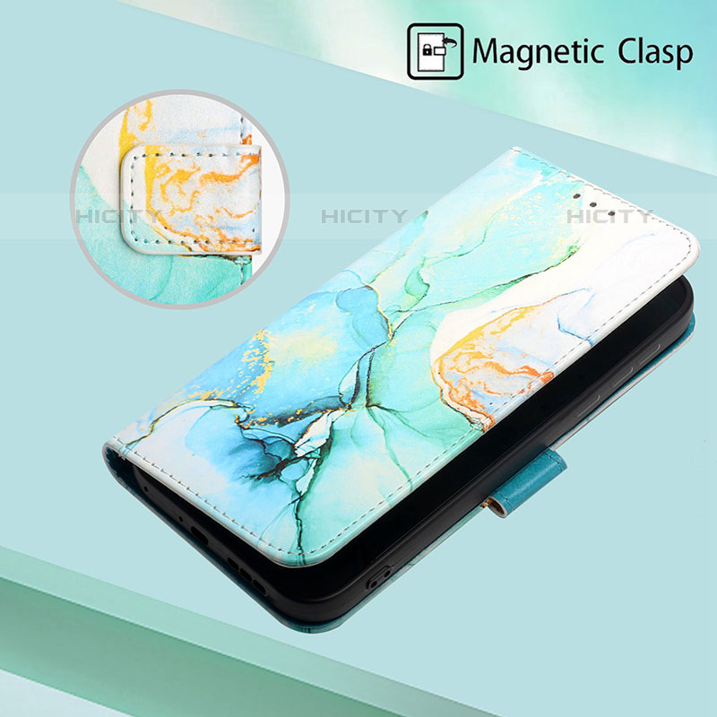 Handytasche Stand Schutzhülle Flip Leder Hülle Modisch Muster Y04B für Oppo A53s 5G groß