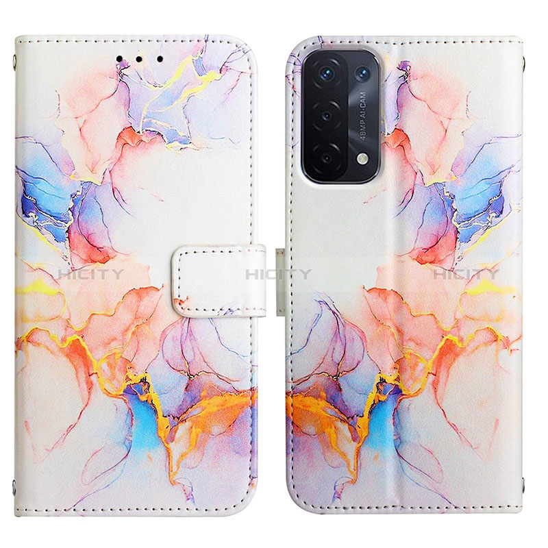 Handytasche Stand Schutzhülle Flip Leder Hülle Modisch Muster Y04B für Oppo A54 5G