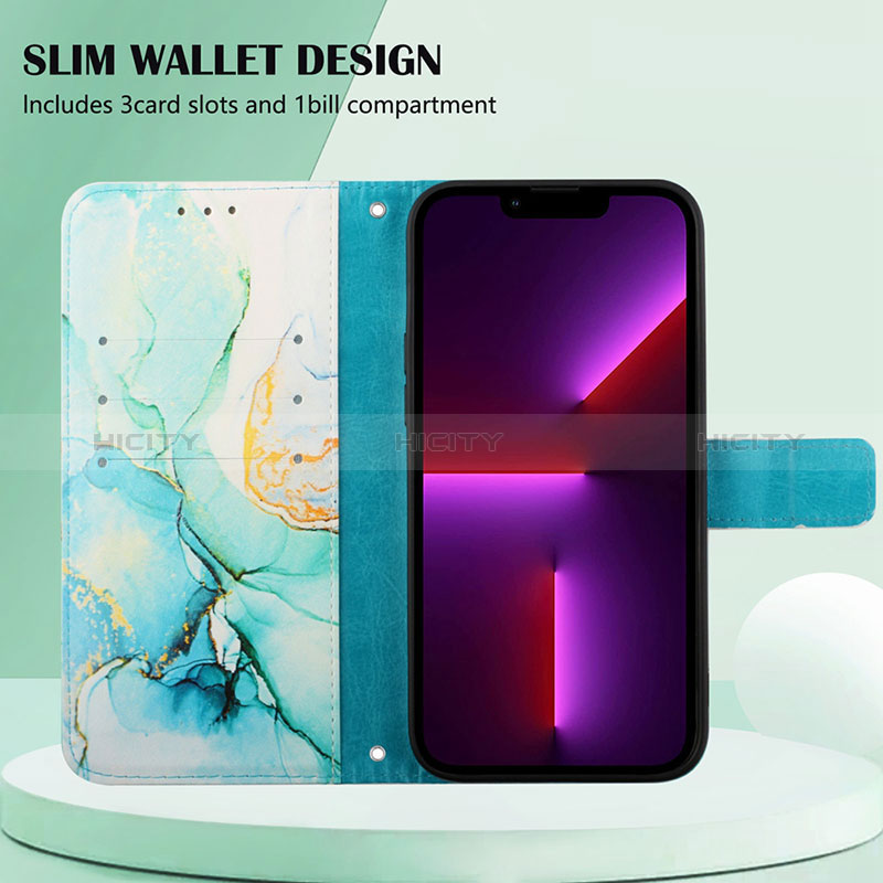 Handytasche Stand Schutzhülle Flip Leder Hülle Modisch Muster Y04B für Oppo Find X5 5G groß