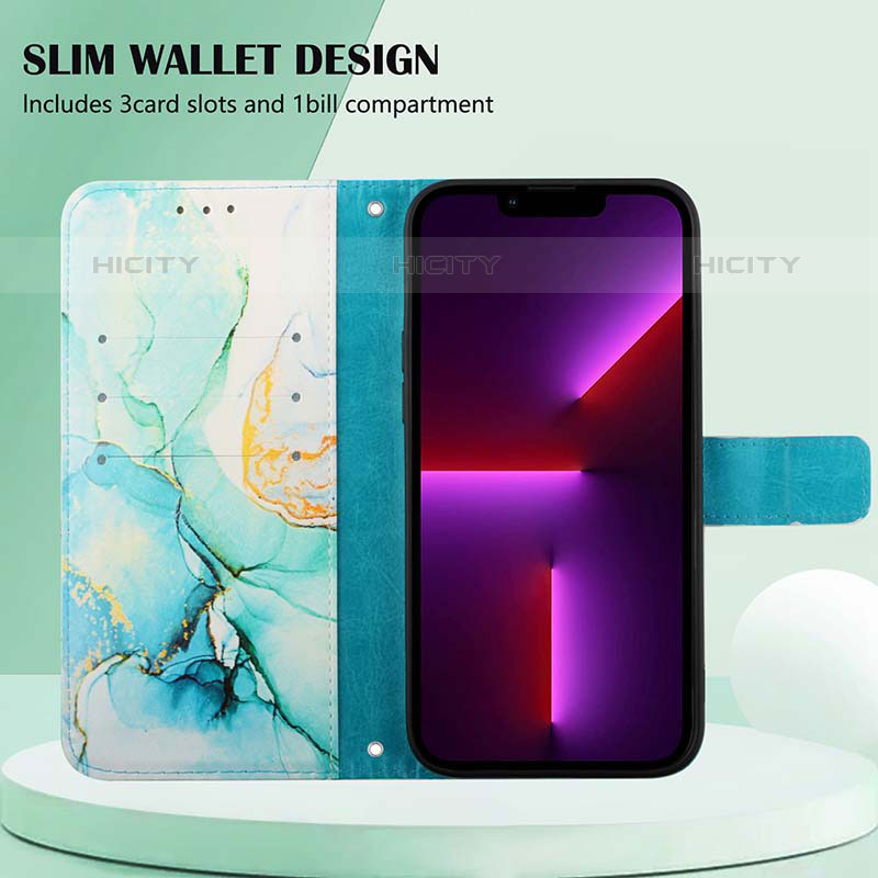 Handytasche Stand Schutzhülle Flip Leder Hülle Modisch Muster Y04B für Oppo Reno6 Pro 5G India