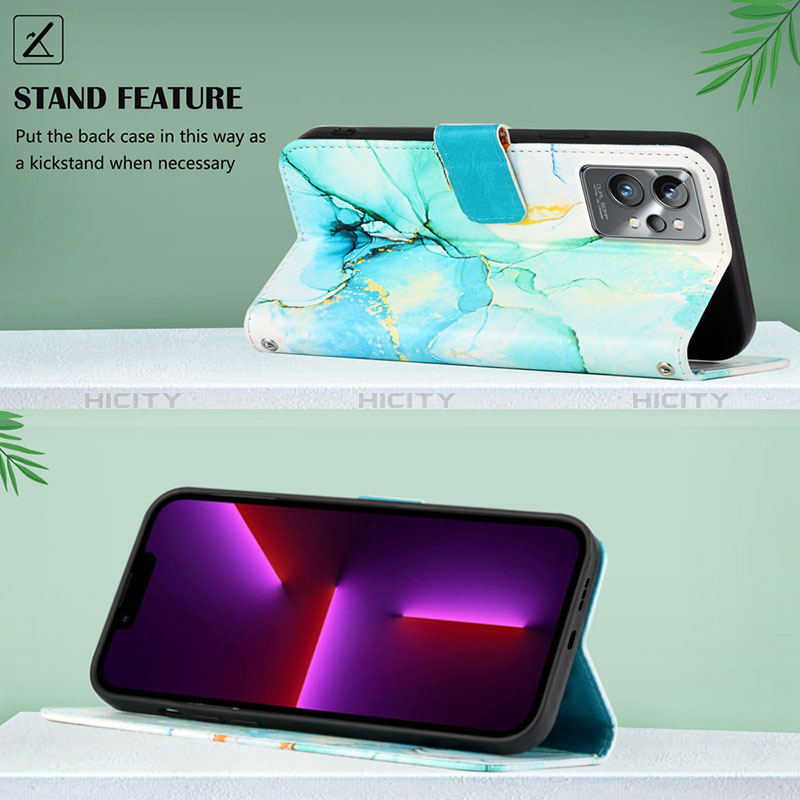 Handytasche Stand Schutzhülle Flip Leder Hülle Modisch Muster Y04B für Realme GT2 Pro 5G