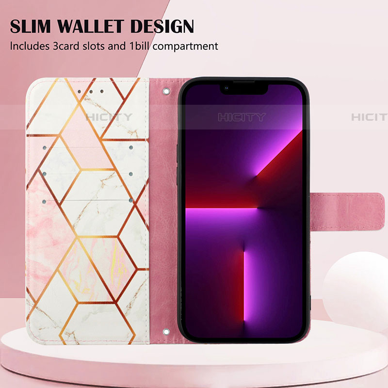 Handytasche Stand Schutzhülle Flip Leder Hülle Modisch Muster Y04B für Samsung Galaxy A04s