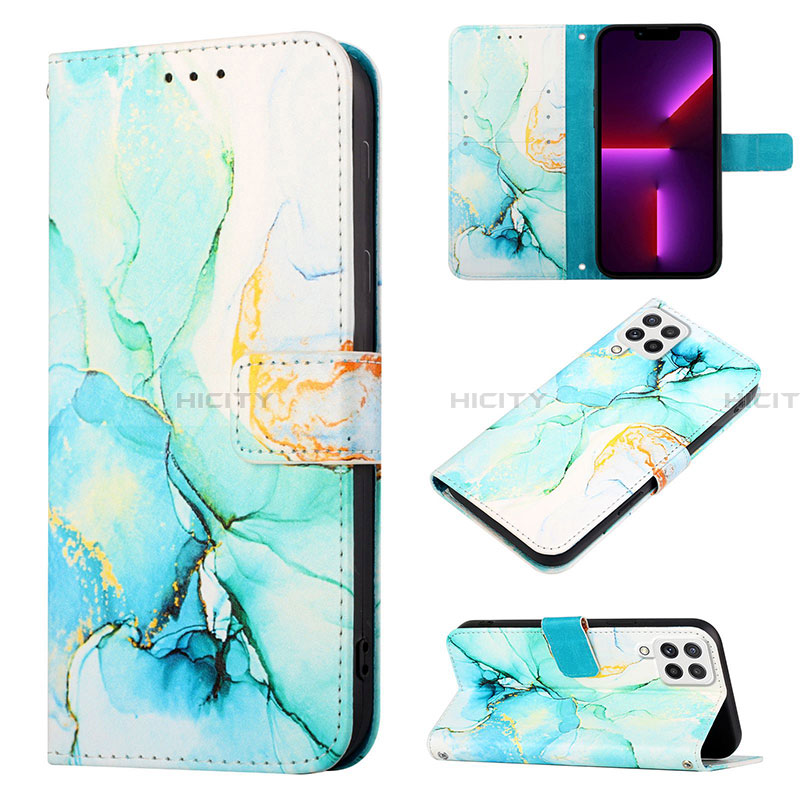 Handytasche Stand Schutzhülle Flip Leder Hülle Modisch Muster Y04B für Samsung Galaxy A22 4G