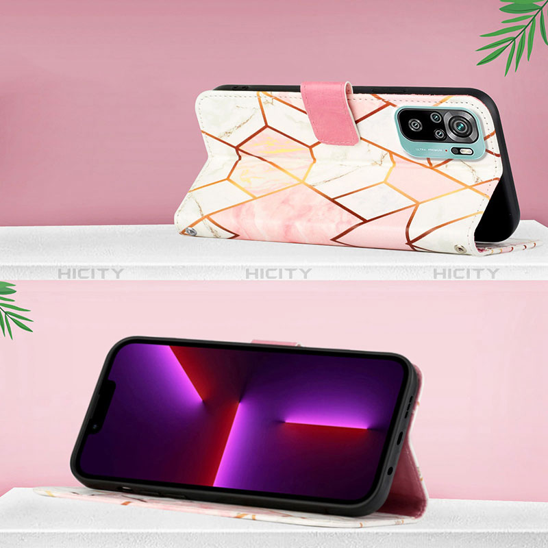 Handytasche Stand Schutzhülle Flip Leder Hülle Modisch Muster Y04B für Xiaomi Poco M5S groß