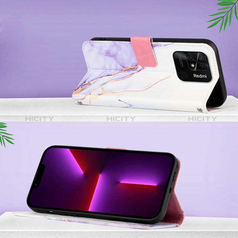 Handytasche Stand Schutzhülle Flip Leder Hülle Modisch Muster Y04B für Xiaomi Redmi 10 India