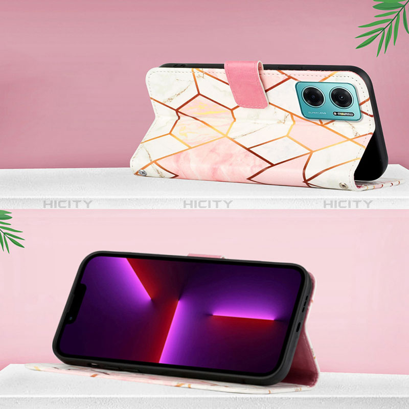 Handytasche Stand Schutzhülle Flip Leder Hülle Modisch Muster Y04B für Xiaomi Redmi 11 Prime 5G groß