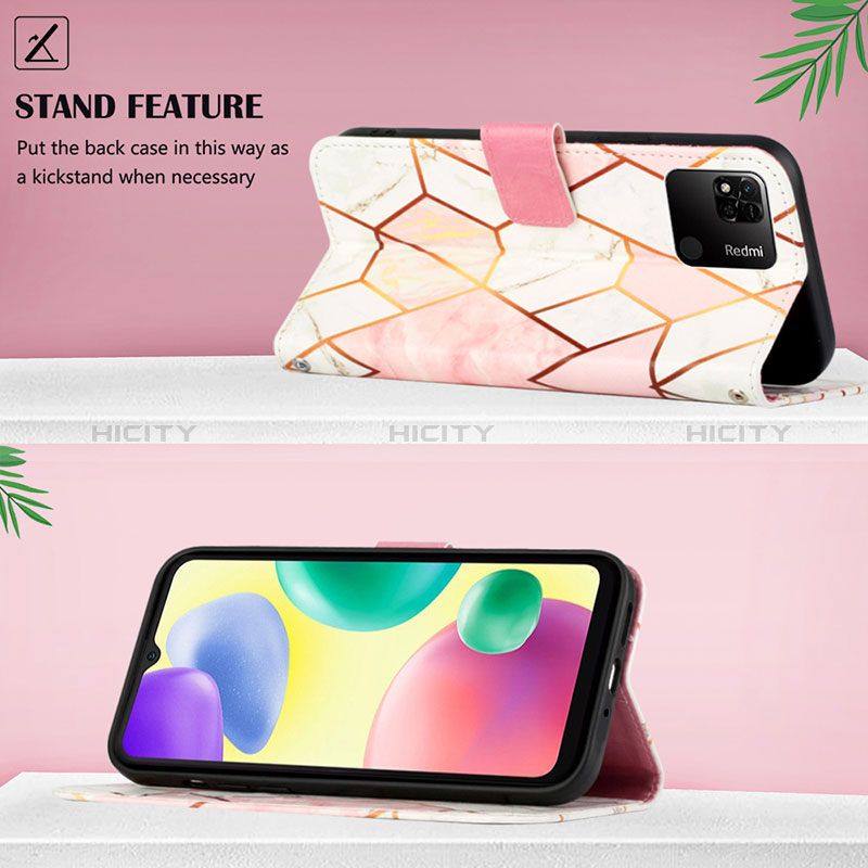 Handytasche Stand Schutzhülle Flip Leder Hülle Modisch Muster Y04B für Xiaomi Redmi 9 Activ