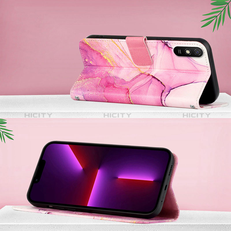 Handytasche Stand Schutzhülle Flip Leder Hülle Modisch Muster Y04B für Xiaomi Redmi 9A