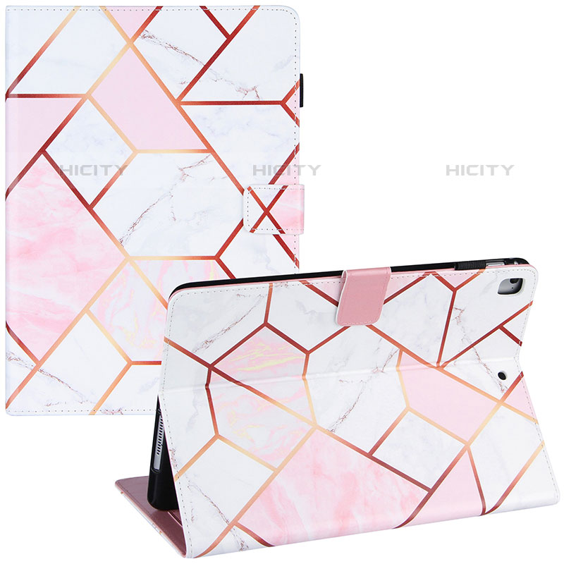 Handytasche Stand Schutzhülle Flip Leder Hülle Modisch Muster Y05B für Apple iPad Pro 9.7 Rosa