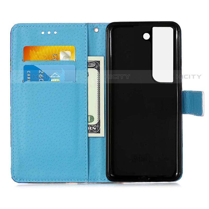 Handytasche Stand Schutzhülle Flip Leder Hülle Modisch Muster Y05B für Samsung Galaxy S21 5G