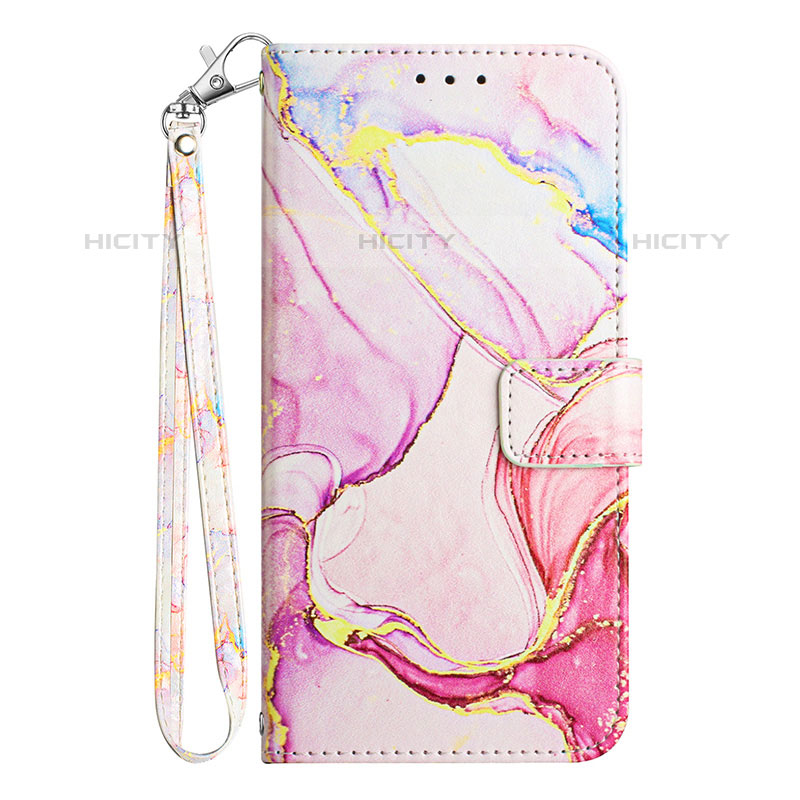 Handytasche Stand Schutzhülle Flip Leder Hülle Modisch Muster Y06B für Samsung Galaxy M02s Rosa