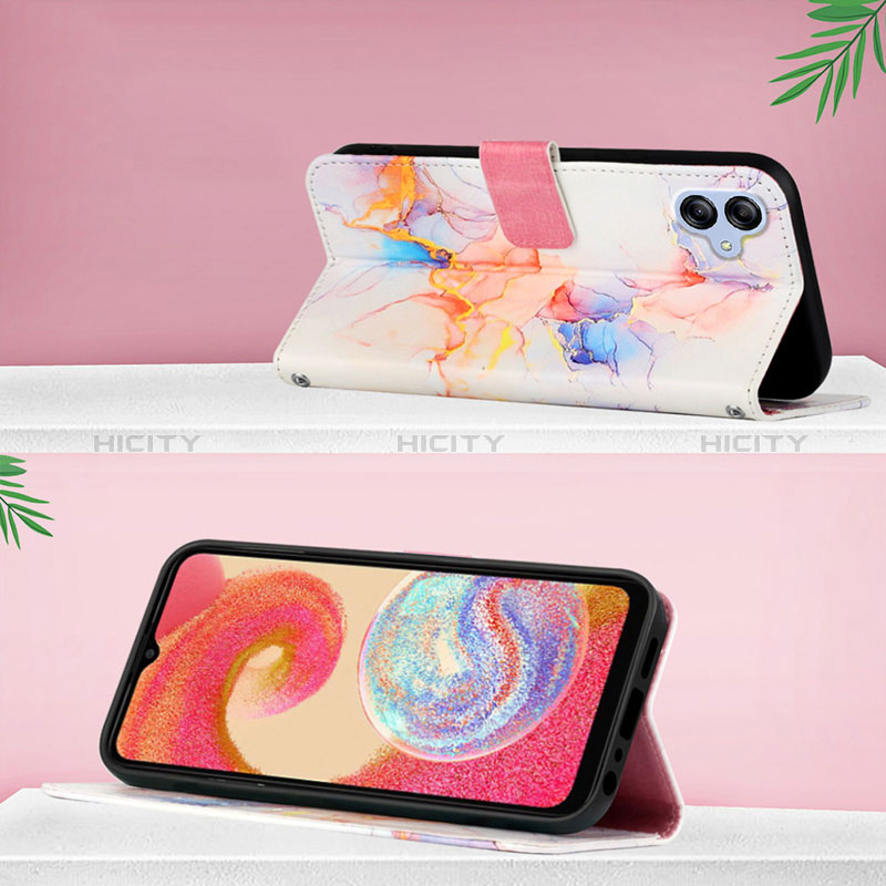 Handytasche Stand Schutzhülle Flip Leder Hülle Modisch Muster YB1 für Samsung Galaxy A04 4G